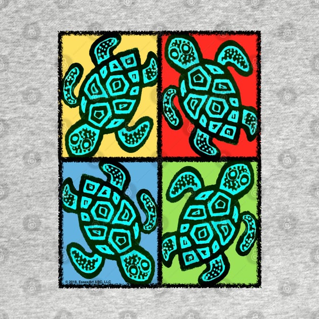 Pop Turtles by EssexArt_ABC